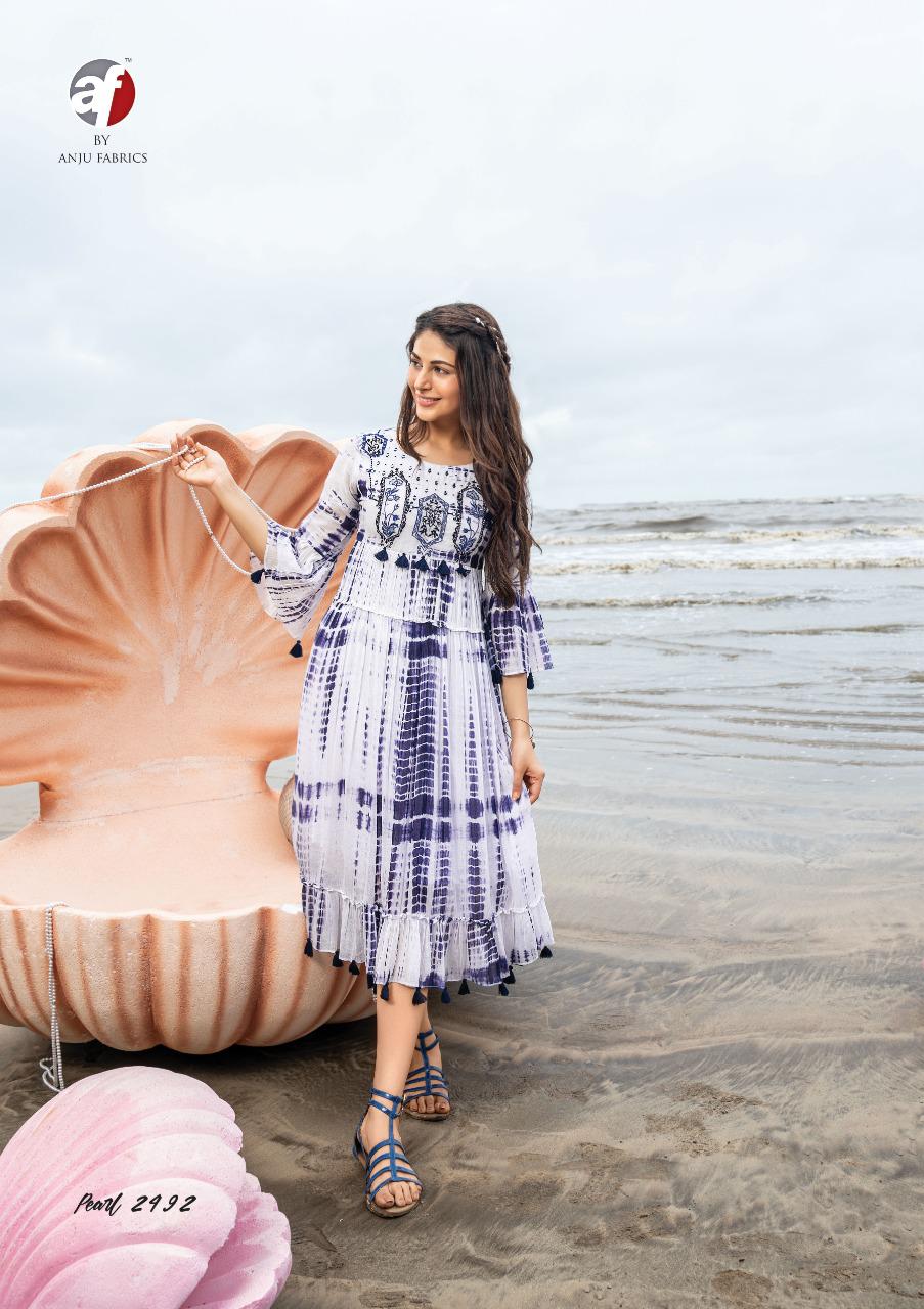 Pearl Fancy Stylish Party Wear New Designer Latest Kurtis Collection